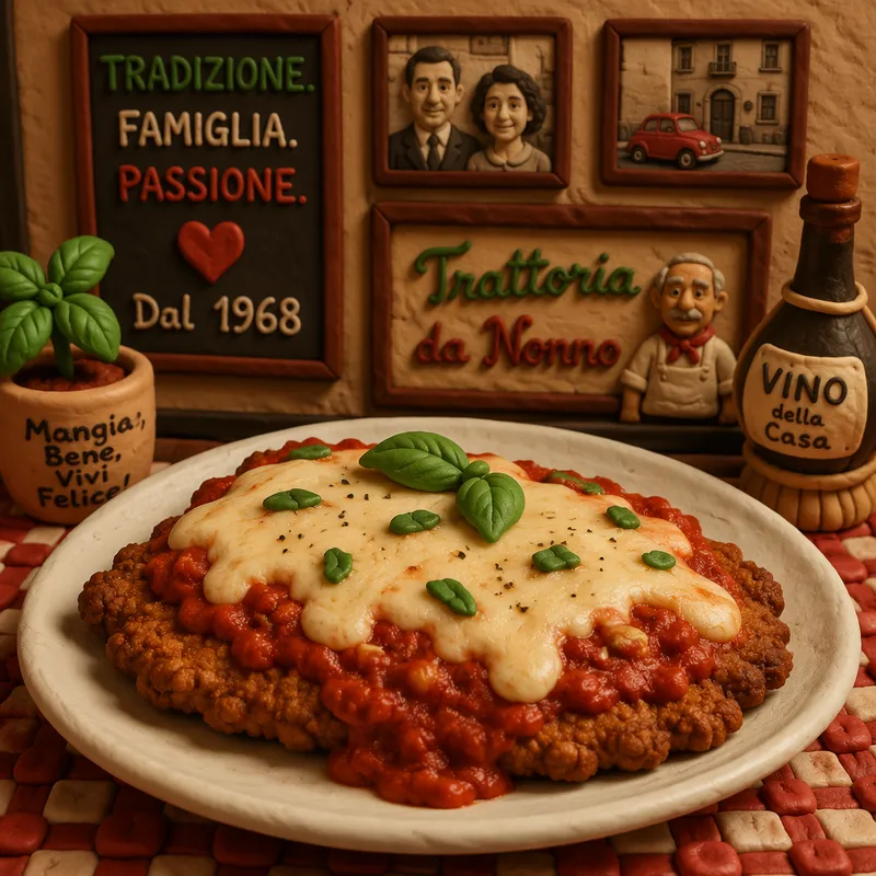 Perinteinen vasikanleike italialaiseen tapaan