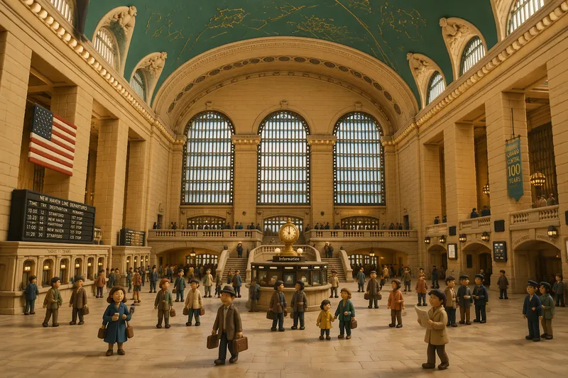 Grand Central Terminalin upea pääaula ja historiallinen arkkitehtuuri Grand Central Terminalin upea pääaula ja historiallinen arkkitehtuuri