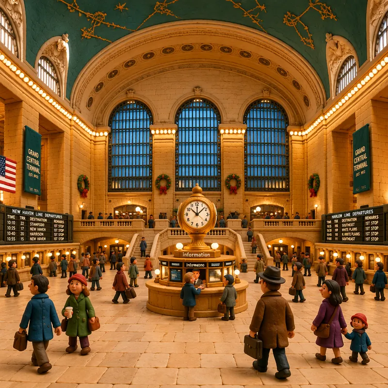 Grand Central Terminalin historiallinen junahalli