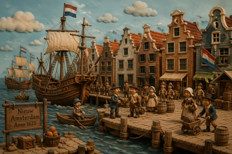 Hollantilainen siirtokunta New Amsterdam 1600-luvulla