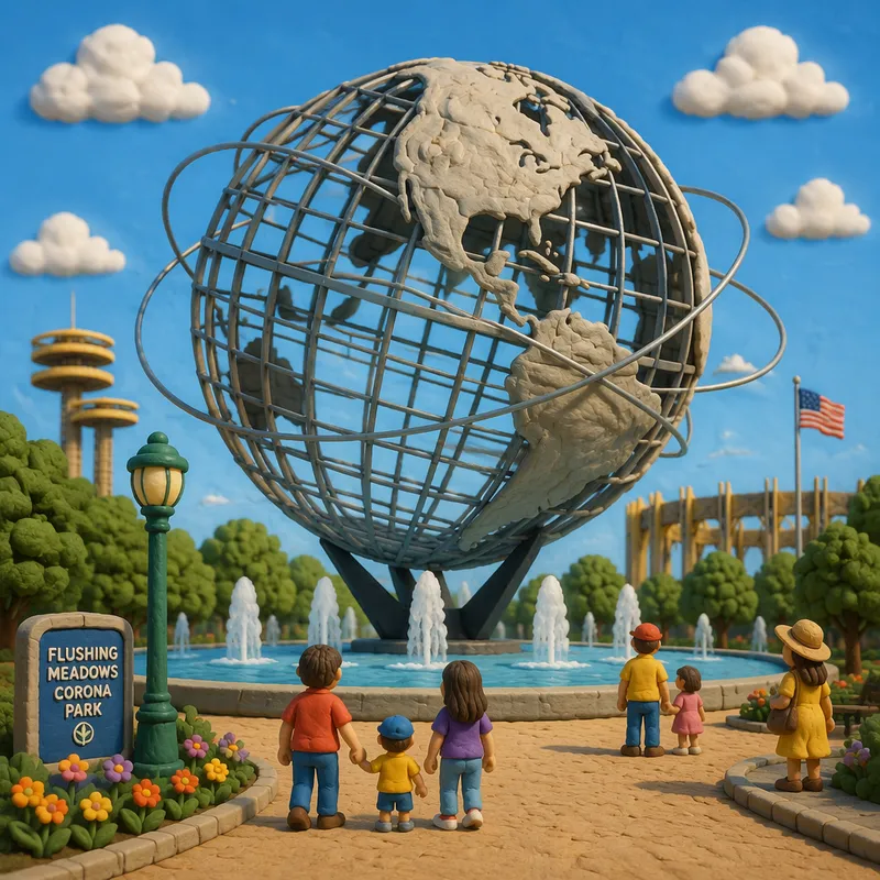 Unisphere-veistos Flushing Meadows-Corona Parkissa
