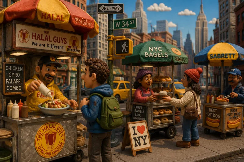 New Yorkin vilkas katuruokakulttuuri ja ravintolatarjonta New Yorkin vilkas katuruokakulttuuri ja ravintolatarjonta