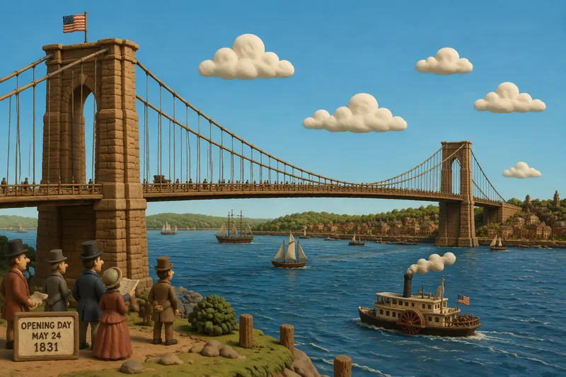 Verrazano-Narrows-silta meren yllä Verrazano-Narrows-silta meren yllä